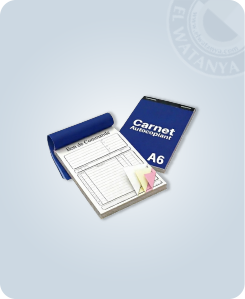 Carnet autocopiant 3 exemplaires X 50 copies