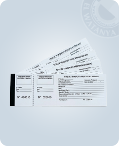 Carnet à 3 souches