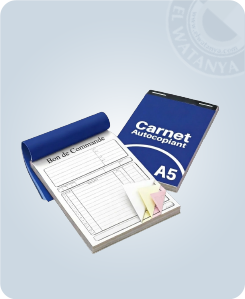 Carnet autocopiant A5