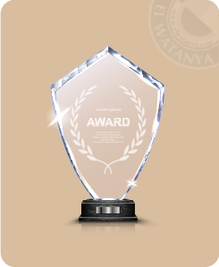 Trophée en cristal